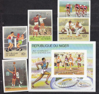 Olympics 1976 - Judo - NIGER - S/S+Set Imperf. MNH - Summer 1976: Montreal