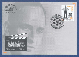 HONGRIE FDC Ingmar Bergman Neuf**. 100e Anniversaire De La Naissance. Cinéma, Film, Movie. - Cinema