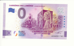 Billet Touristique 0 Euro - CARRIÈRES DE LUMIÈRES LES-BAUX-DE-PROVENCE - UEDH - 2023-8 - N° 1783 - Billet épuisé - Altri & Non Classificati