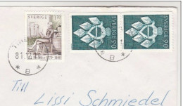 CHEMISTRY Sweden BERZELIUS  Cover Stamps To Germany - Scheikunde