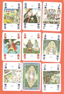 Playing Cards 52 + 3 Jokers.  LO SCARABEO  ALICE  2009 - 54 Cartas