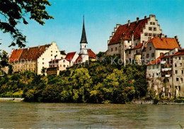 72930920 Wasserburg Inn Innpartie Mit Burg Wasserburg A.Inn - Wasserburg (Inn)