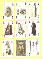 Playing Cards 52 + 3 Jokers.  LO SCARABEO  TEMPLAR   2008 - 54 Carte