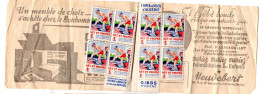 (erinnophilie) Carnet De Timbres Antituberculeux Incomplet   (PPP46503) - Tuberkulose-Serien