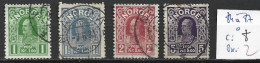 NORVEGE 84 à 87 Oblitérés Côte 8 € - Used Stamps