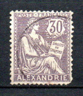 Col41 Colonies Alexandrie N° 28 Oblitéré Cote  6,00€ - Used Stamps