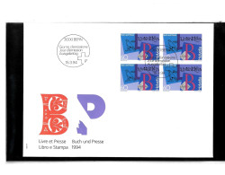 3000 Bern - Jour D'emission - Livre Et Presse - 15 03 1994 - Beli FDC 086 - Briefe U. Dokumente