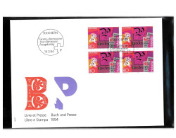 3000 Bern - Jour D'emission - Livre Et Presse - 15 03 1994 - Beli FDC 087 - Storia Postale