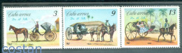1967 Carriage,VICTORIA,Volante,Quitrin,Horses,Stamp Day,cuba,1287,MNH - Diligences