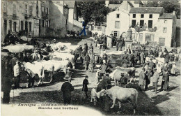 63 - COMBRONDE - Marché Aux Bestiaux - Belle Animation D'un Jour De Foire - Voyagée 1922 - Combronde