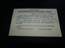 BC5-6 Cpa Charbonnages Unis De L'Ouest De Mons Boussu 1956 - Sambreville