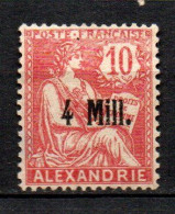 Col41 Colonies Alexandrie N° 37 Neuf X MH Cote  9,00€ - Unused Stamps