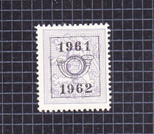 1961 Nr PRE714** Zonder Scharnier.Heraldieke Leeuw:5c.Opdruk 1961-1962.OBP 8,5 Euro. - Typografisch 1951-80 (Cijfer Op Leeuw)