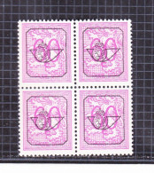 1967 Nr PRE788-P2** Zonder Scharnier,blokje Van 4:wit Papier.Heraldieke Leeuw:60c.Opdruk Type G. - Typografisch 1967-85 (Leeuw Met Banderole)