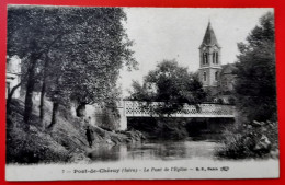 CPA-38-ISERE-PONT DE CHERUY-LE PONT DE L'EGLISE-BF PARIS N°7 - Pont-de-Chéruy