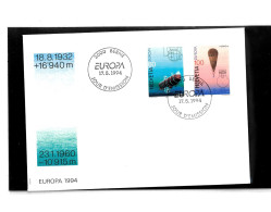 3000 Berne - Jour D'émission - Europa 1994 - 17 05 1994 - Beli FDC 102 - Brieven En Documenten