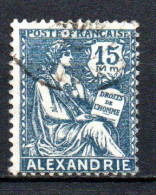 Col41 Colonies Alexandrie N° 76 Oblitéré Cote  3,00€ - Used Stamps