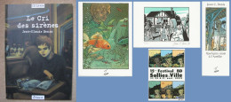 J.C. DENIS - LE CRI DES SIRENES - SEUIL / CD-LIVRE (EO) + 2 EX LIBRIS + 1 MARQUE-PAGES + 1CP - Illustratori D - F