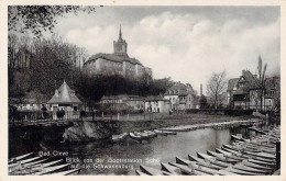 Bad Cleve - Blick Von Der Bootsstation Scho Auf Die Schwanenburg Gel.1934 SST - Kleve