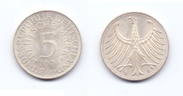 Germany 5 Mark 1974 F - 5 Marchi