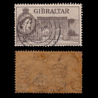 GIBRALTAR STAMP.1953.2d.SG.148a.FINE USED. - Gibraltar