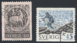Schweden, 1970, Michel-Nr. 665-666, Gestempelt - Gebraucht