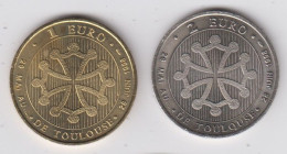 Toulouse - 1 Euro Et 2 Euro  1998 - Euro Van De Steden