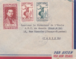 From Cambodia To France - 1952 - Kambodscha