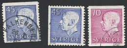 Schweden, 1967, Michel-Nr. 586-587 A+D, Gestempelt - Used Stamps