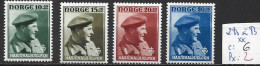 NORVEGE 280 à 83 ** Côte 6 € - Neufs