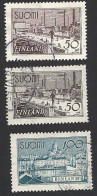 Finnland, 1942, Mi.-Nr. 259-260, Versch. Farben, Gestempelt - Usados