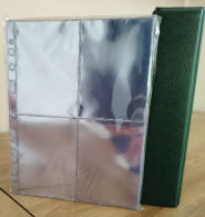 Album Raccoglitore Verde Con 50 Fogli Trasparenti 4 Tasche Per Figurine Santini - Books & Software