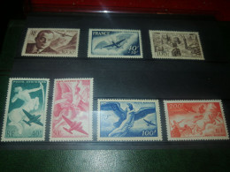 Poste Aérienne 16,17,18,19,21,23,24. - 1927-1959 Mint/hinged