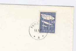 ELECTRIC POWER 1965 Sweden COVER Stamps Electricity Energy - Electricidad