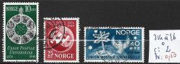 NORVEGE 314 à 16 Oblitérés Côte 2 € - Used Stamps