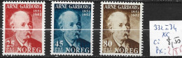 NORVEGE 332 à 34 ** Côte 8.50 € - Unused Stamps