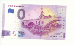 Billet Touristique 0 Euro - PONT D'AVIGNON - UEDV - 2023-10 - N° 1747 - Sonstige & Ohne Zuordnung