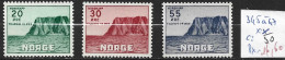 NORVEGE 345 à 47 ** Côte 50 € - Unused Stamps