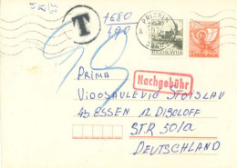 YUGOSLAVIA  - 1976, STAMPS COVER TO GERMANY. - Cartas & Documentos