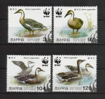 Korea  2004 WWF Ducks Y.T. 3373/3376  (0) - Korea (Nord-)