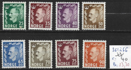 NORVEGE 361 à 66 ** Côte 40 € - Unused Stamps