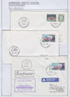 Norway Hurtigruten MS Polarlys 3 Covers (HI190) - Polareshiffe & Eisbrecher