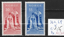 NORVEGE 367-68 * Côte 1.25 € - Nuovi