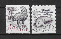 Sweden 1988 Fauna Y.T. 1455/1456 (0) - Usati