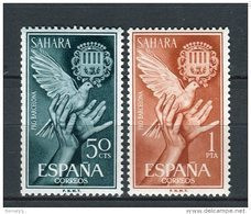 Sahara 1963. Edifil 220-21 ** MNH. - Spanische Sahara