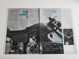 Laverda 750 S - Coupure De Presse De 1969 - Motos