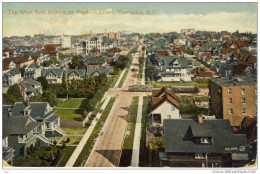 VANCOUVER, B.C.  - The West End, Looking Up Pendrell Street, - Vancouver