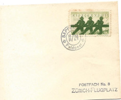 409 - 24 - Petite Lettre Avec Timbre Militaire Et Cachet "Sappeur Kp II/24" - Dokumente