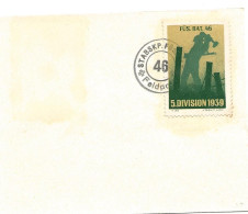 409 - 25 - Petite Lettre Avec Timbre Militaire Et Cachet "Stabskp Füs. Bat. 46" - Dokumente