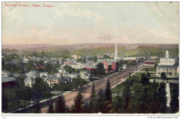 SALEM, OR - Business Section,  (100 Years Ago) 1912 - Handcoloured PC - - Salem